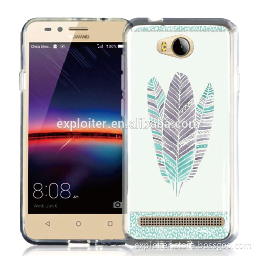 Ultra-thin soft plastic epoxy cell phone cover for huawei y3 ii 3g cover